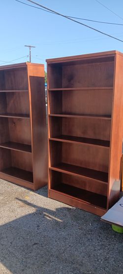 2 BOOKCASES.