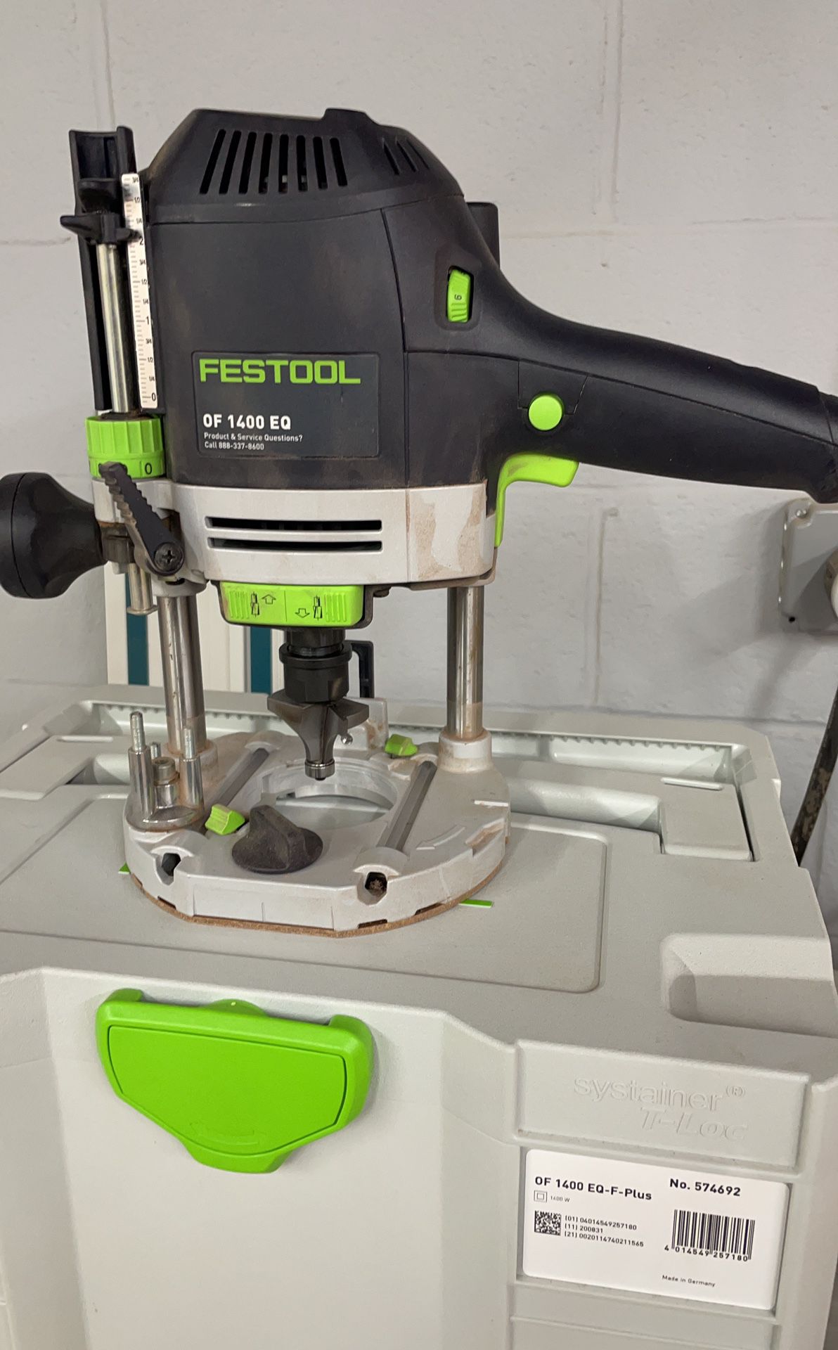 Festool Router OF 1400 w/parallel guide  rail attachments for Sale in  Nutley, NJ OfferUp