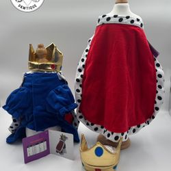 NWT Barkwood Manor King Costume for Dog Halloween Size XS Small and Large Dogs