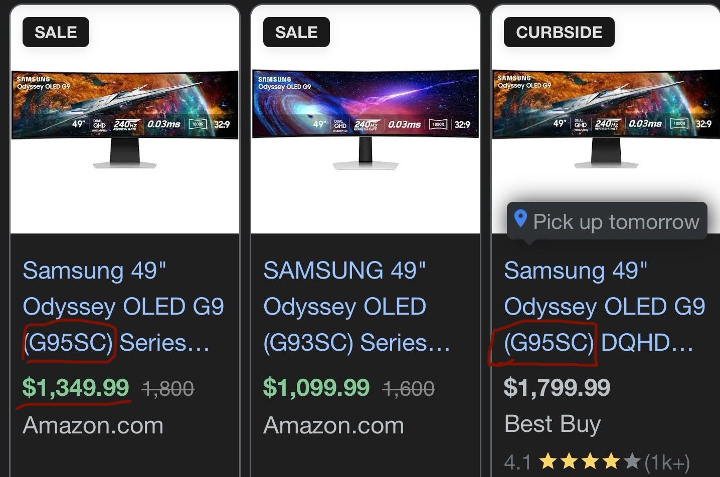 New/ Sealed Gaming Monitor - Samsung Odyssey G9 (G95SC)