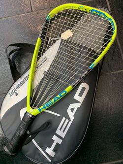 Head Racquetball Racket, High Tech, in zipper bag