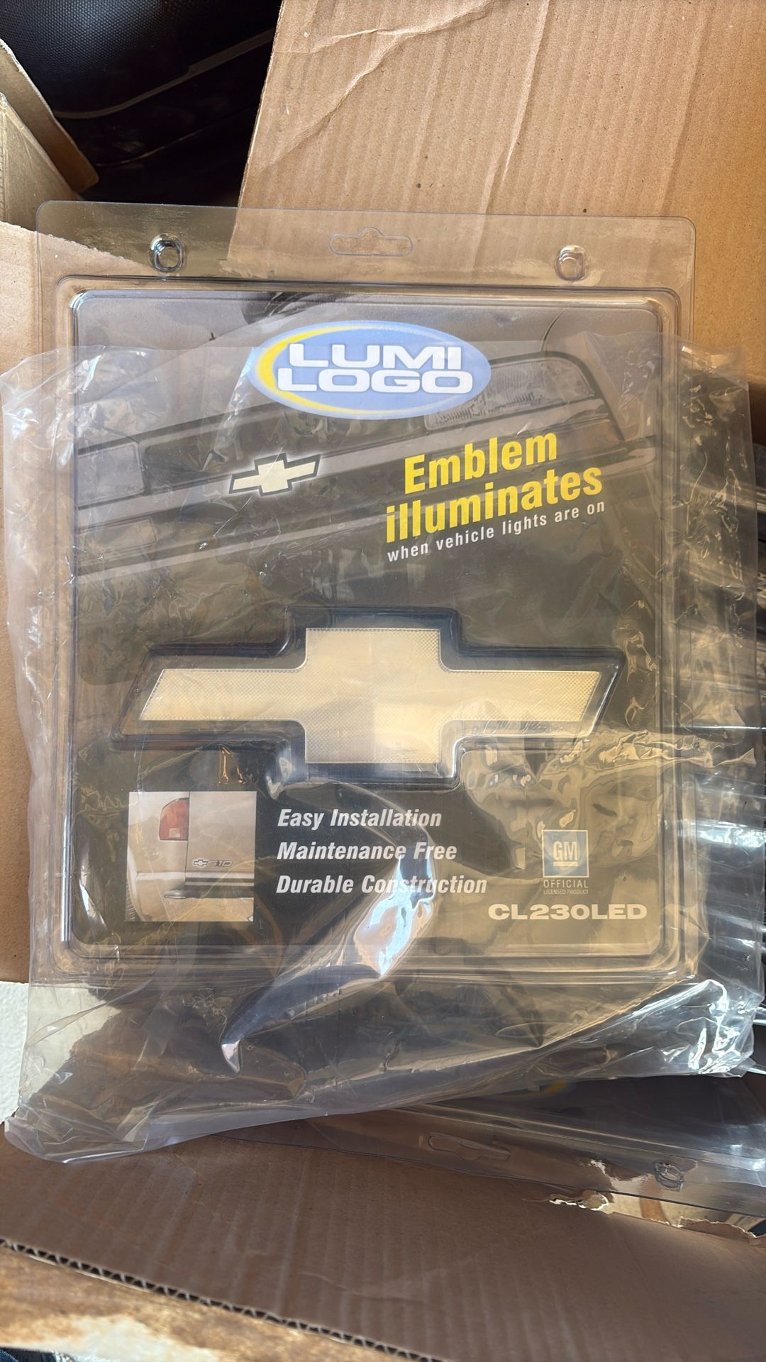 Lumi Logo Chevy Emblem Illuminates  1993 Thru 1998 Full Size Chevy Pickup