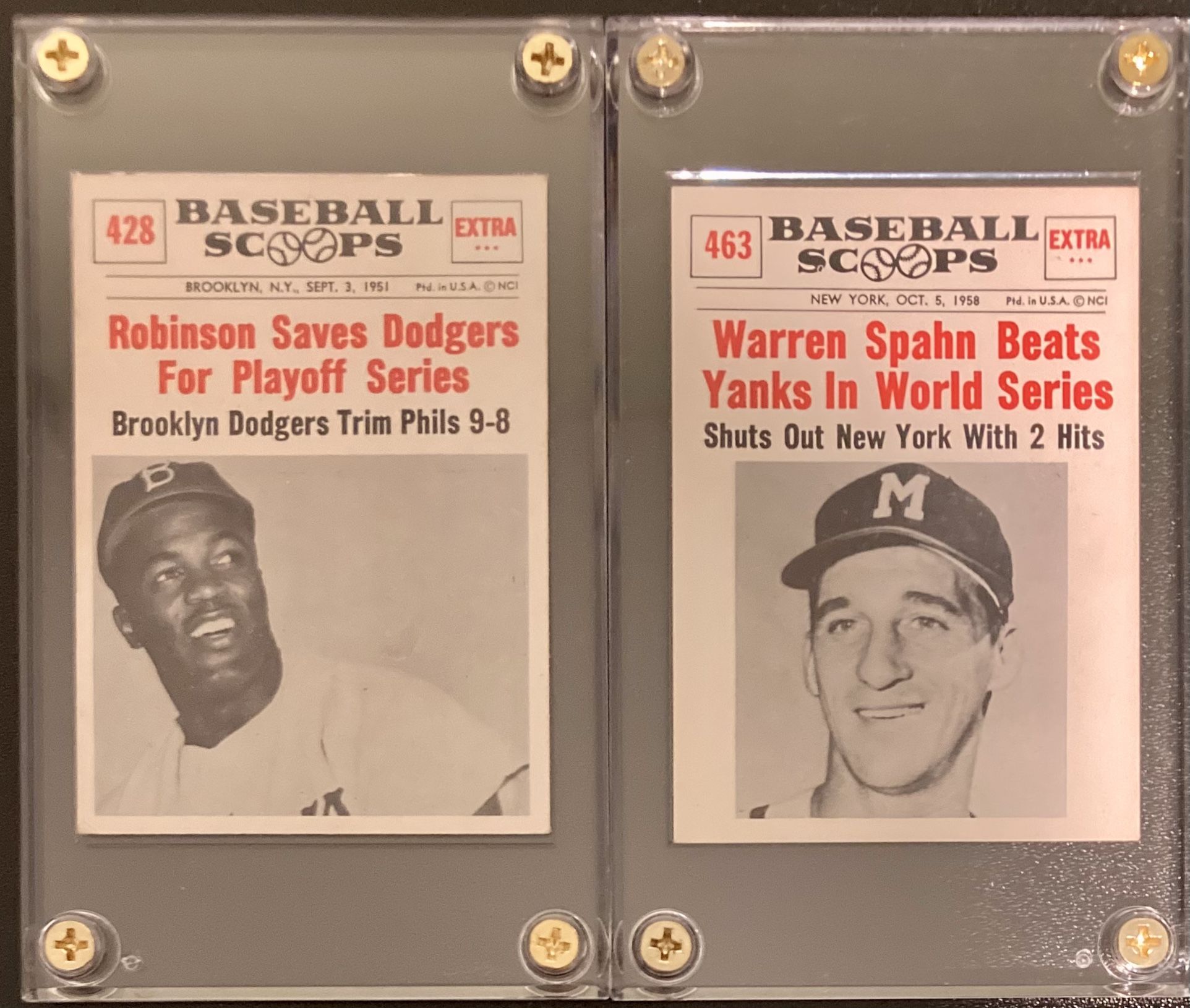 1959 & 1961 Baseball Cards - Jackie Robinson, Ted Williams, And More - See Description