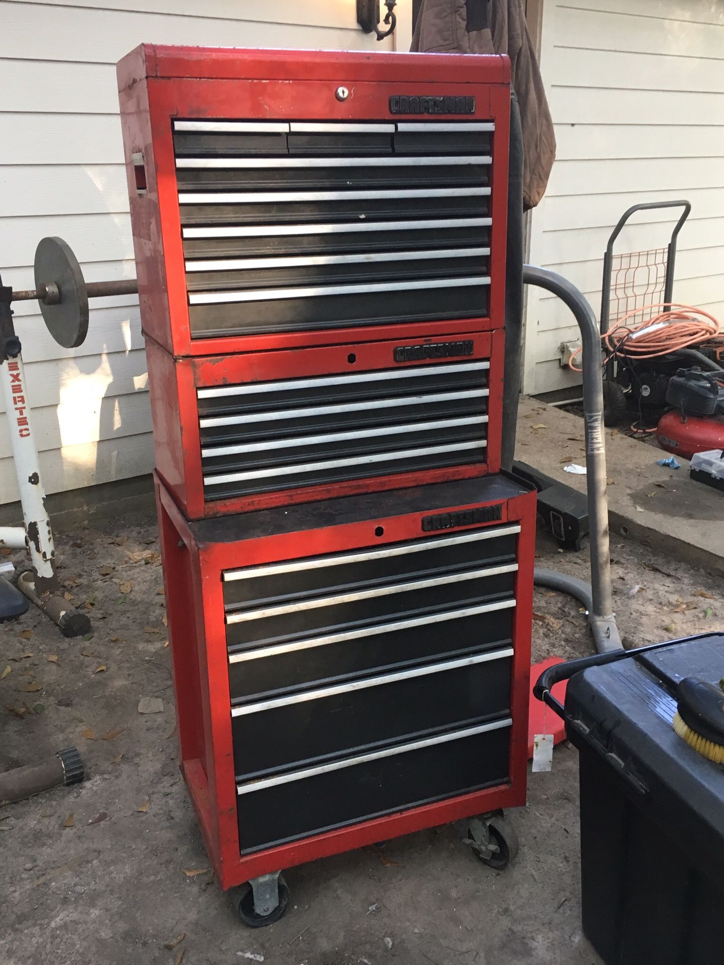 Craftsman 3 piece tool box