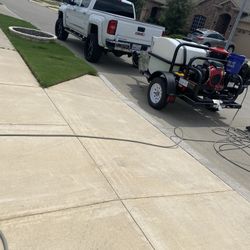 Pressure Washer with Tráiler