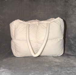 Puffer tote bag