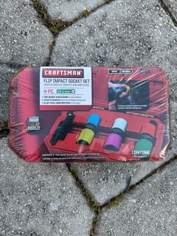 Craftsman 4-piece flip impact socket set