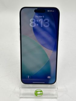 Factory Unlocked Apple iPhone 15 Pro Max 256GB Black MU663LL/A