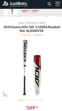 Easton ADV usssa baseball bat