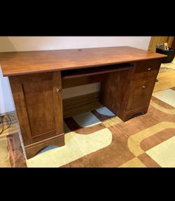Wood desk