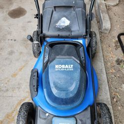 Kobalt Brushless Cordless Lawn Mower With Battery And Charger