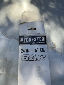 Forester 24 inch bar chainsaw 3/8 pitch, .050 gauge, 84 chain drive 