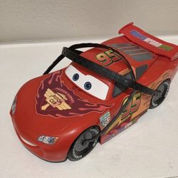 Disney Parks Cars Lightning McQueen Picnic Popcorn Bucket (Retired)