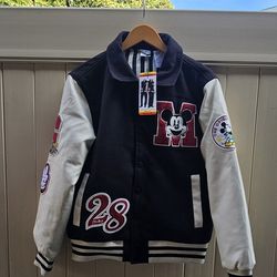 Disney Adult Varsity Jacket Size Men's S, Women's M