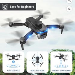 4K Drone for Kids Beginners,Emergency Stop,GPS,Emergency Stop,One Key Start,360 Flips,Headless Mode,2 Batteries,Carrying Case - Wireless Toys for Boys