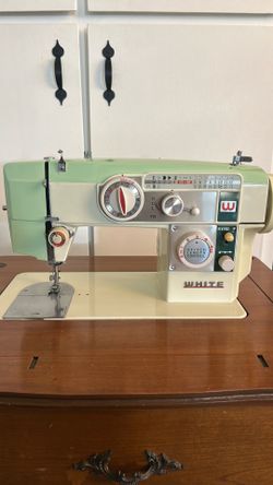 Vintage 1960’s White Sewing Machine