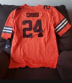 **NEW** Nick Chubb Orange Browns Jersey