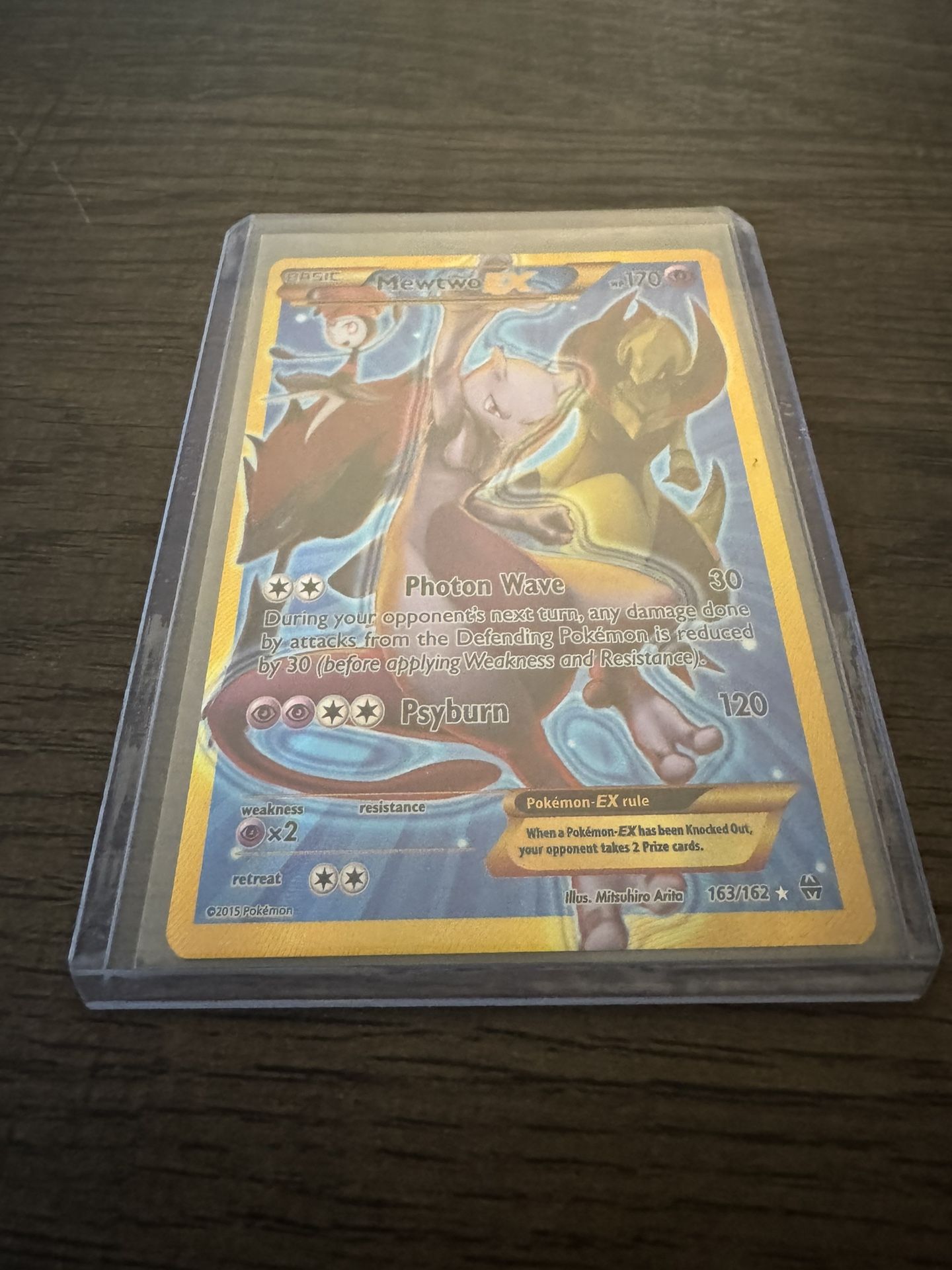 Pokémon XY Mewtwo EX Full Art Secret Rare 2015