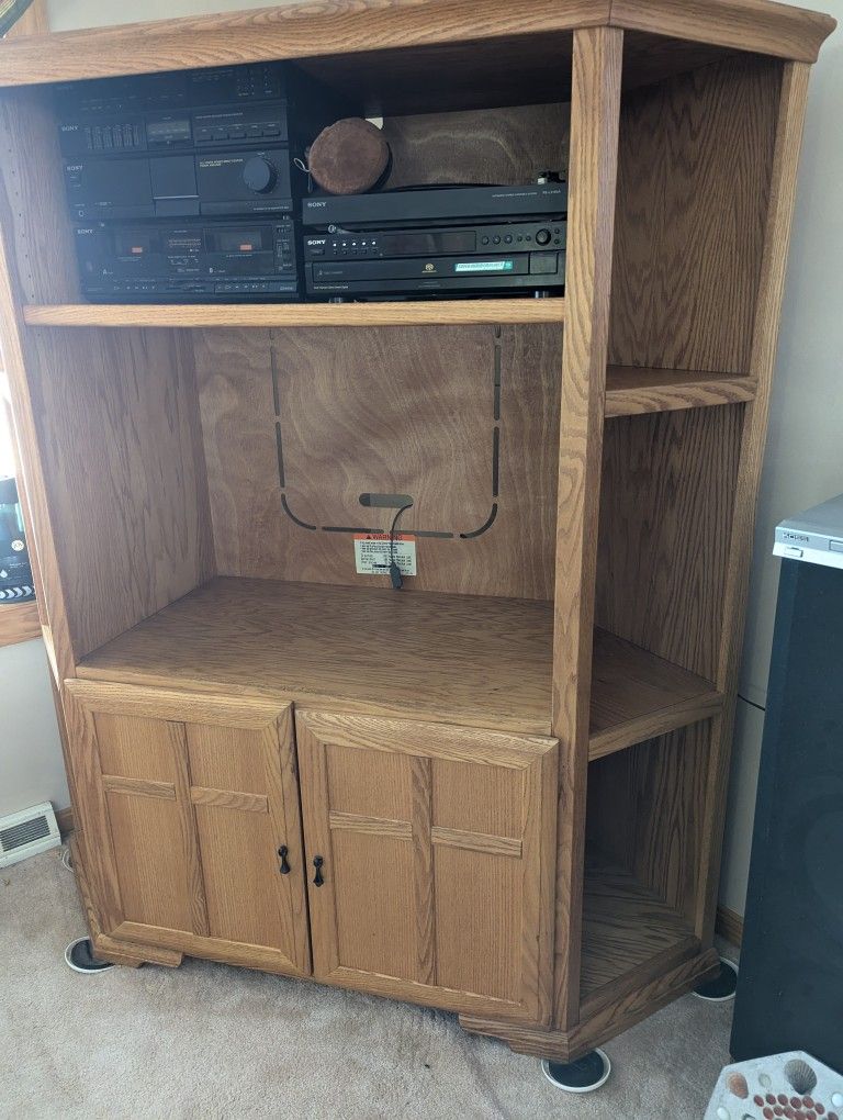 Corner Entertainment Center $200
