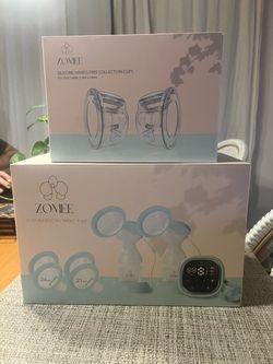 Zomee Z2 Double Electric Breast Pump with Collection Cups