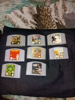 Nintendo 64 Game Lot of 8 Cartridges