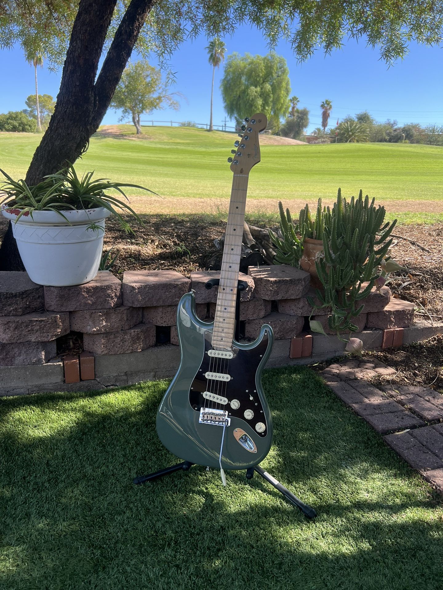 Fender Stratocaster American Professional 2018 antique Olive Green