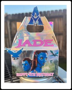 Party Boxes, Avatar Party, Gable Boxes, Treat Boxes 