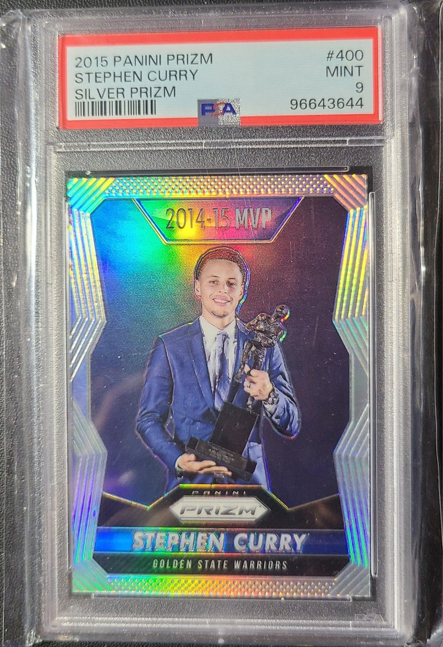PSA 9 Stephen Curry MVP Silver Prizm