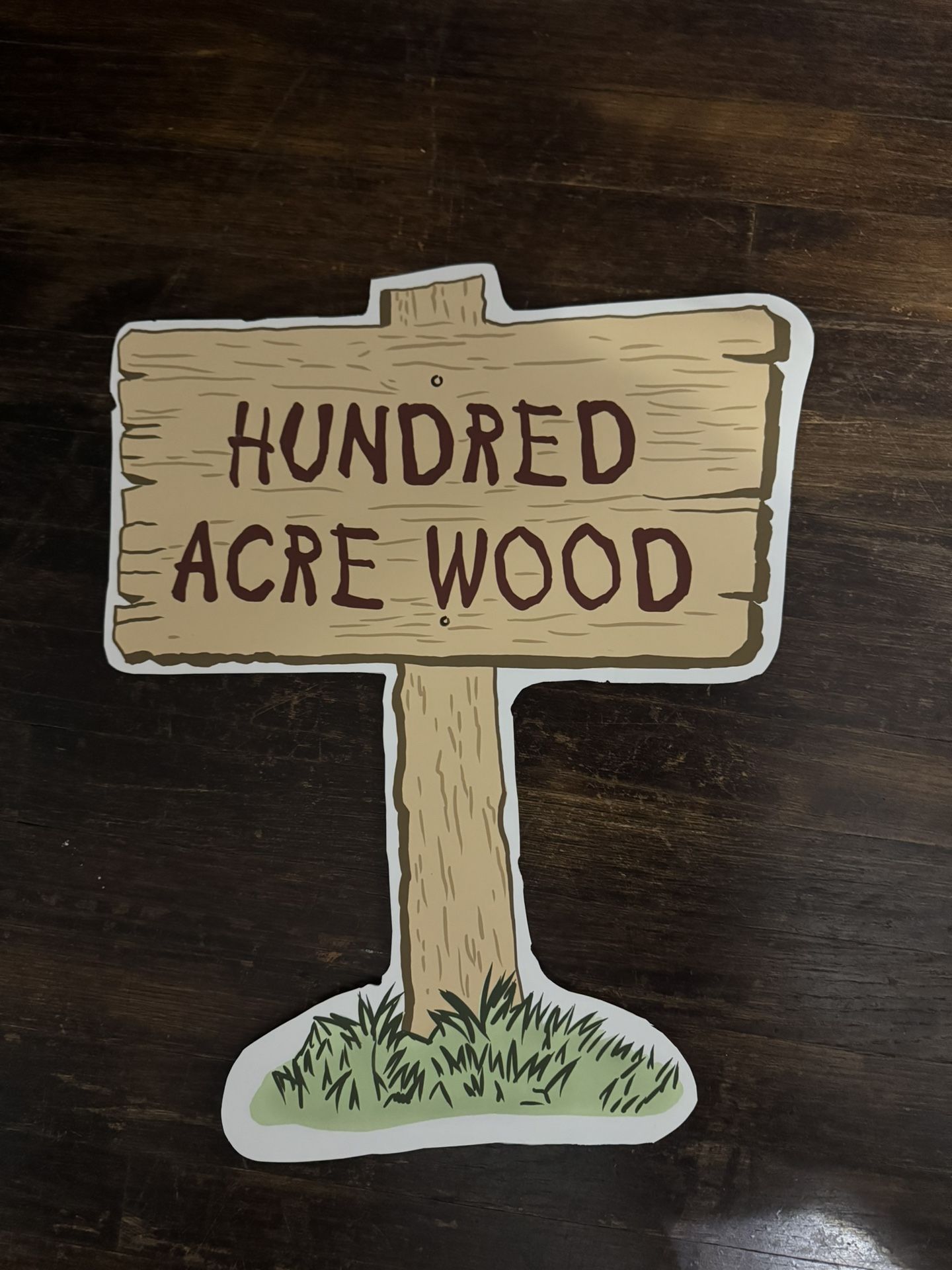 Pooh Vintage Sign