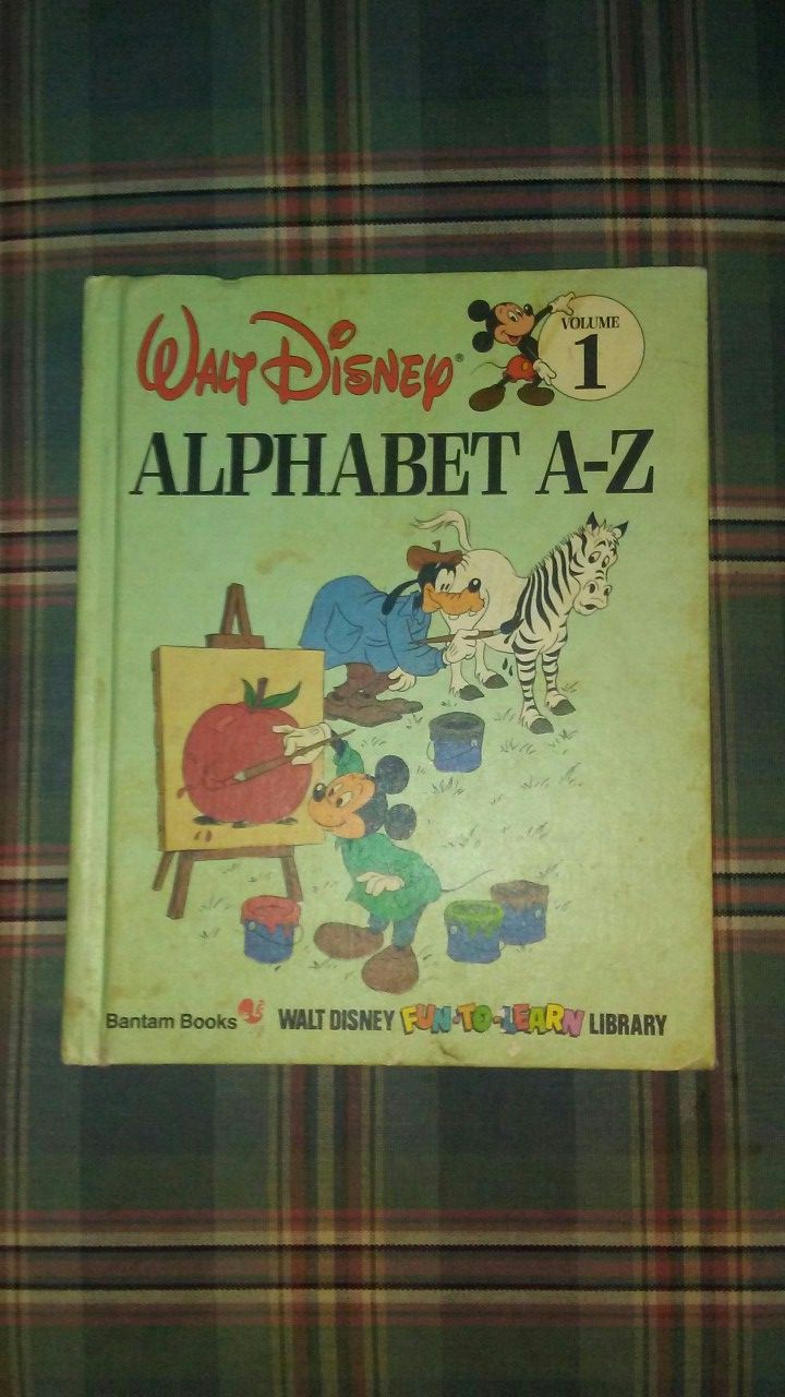 Vintage Walt Disney Alphabet Book