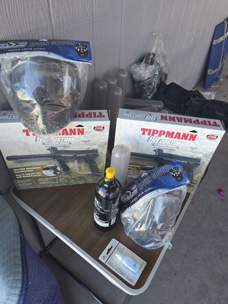 2 Paint Ball Gun Sets