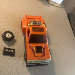  1985 MASK M.A.S.K. Kenner Firecracker Orange Truck Kenner B1 Dually parts lot