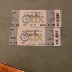 2 Concert Tickets