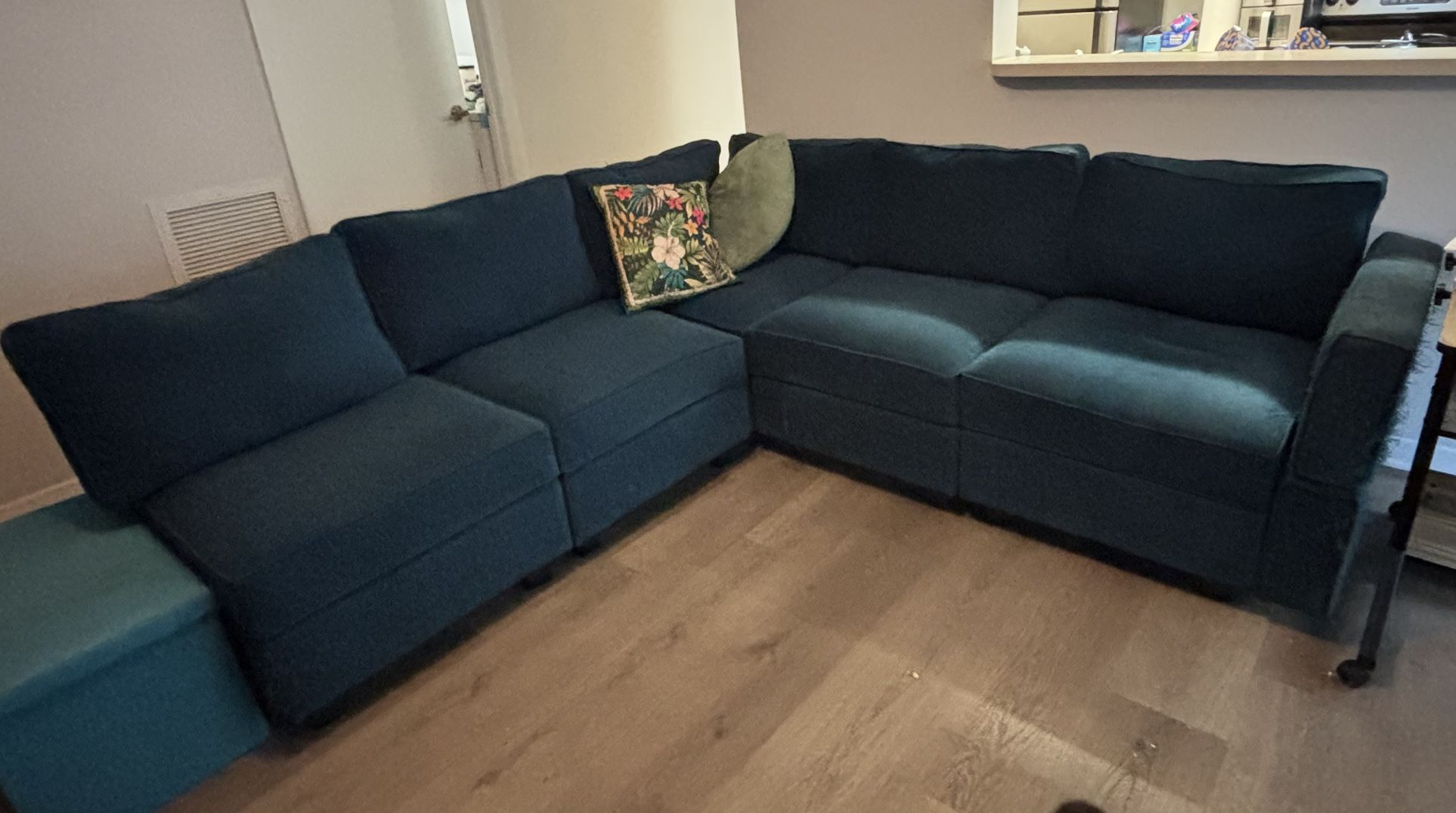 Teal Sectional Sofa