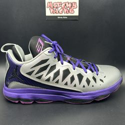 Nike Jordan Chris Paul VI 6 Silver Purple Black Sz. 10