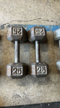 25 pound dumbbells