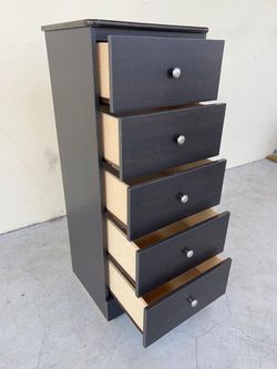 Slim 5 Drawer with rails