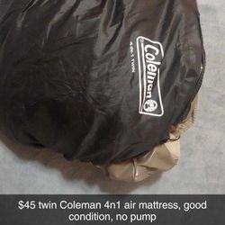 Coleman Twin 4n1 Air mattress 