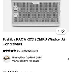 Toshiba 5000 BTU Window Air Conditioner