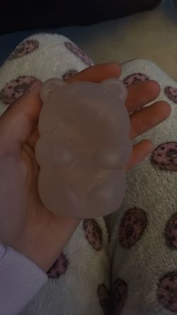 White gummy bear sugar squishy