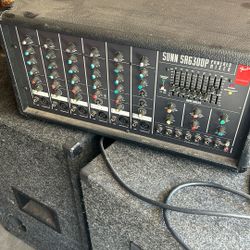 Sunn SR6300P Powered Mixer By Fender