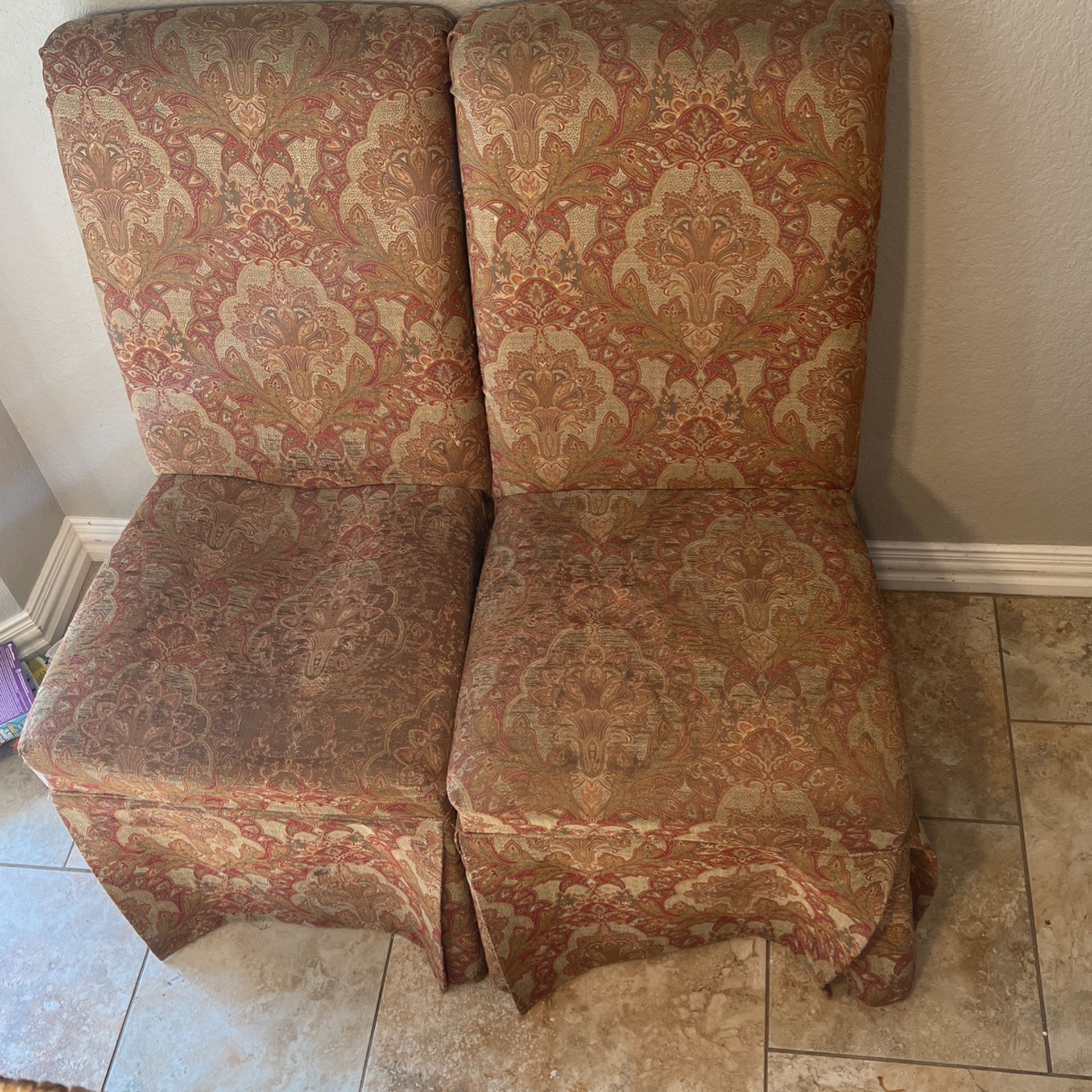 2 Chair Upholstered Set