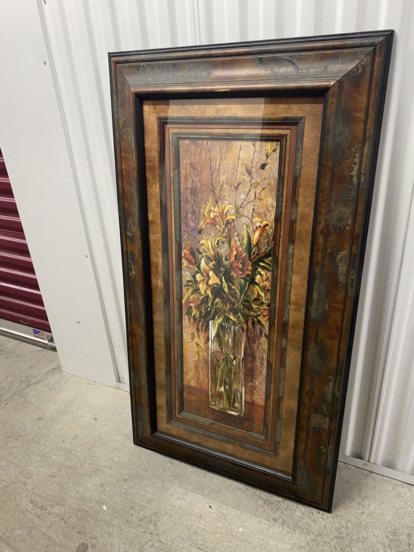 Beautifully Framed Floral Picture