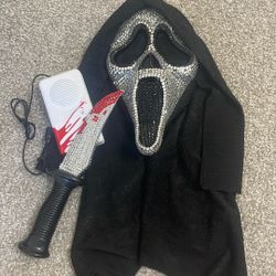 Ghost Face Halloween Mask 