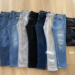 7 Pairs of Pants + 3 Shirts (ALL)