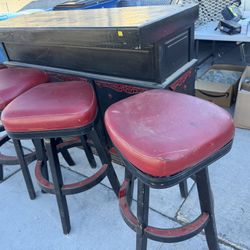 Home Bar Table And Chairs Set 