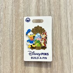 New Disney Pins Build A Pin DONALD CHIP DALE Limited Release 