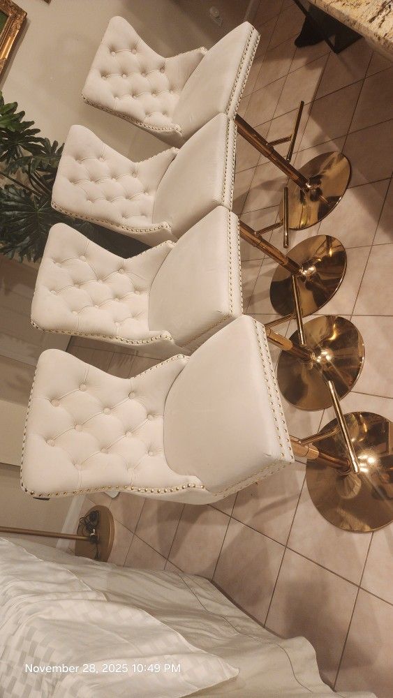 Breakfast Stools, Beige