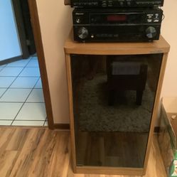 Pioneer Receiver VSX 520  with remote, And Cabinet