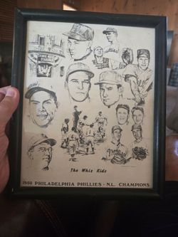 1950 Philadelphia Phillies Whiz Kids Framed Print